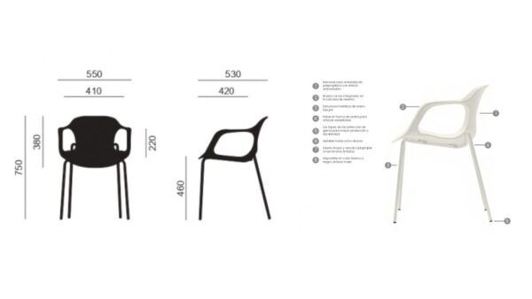 Silla Confidente - Bari Euromof